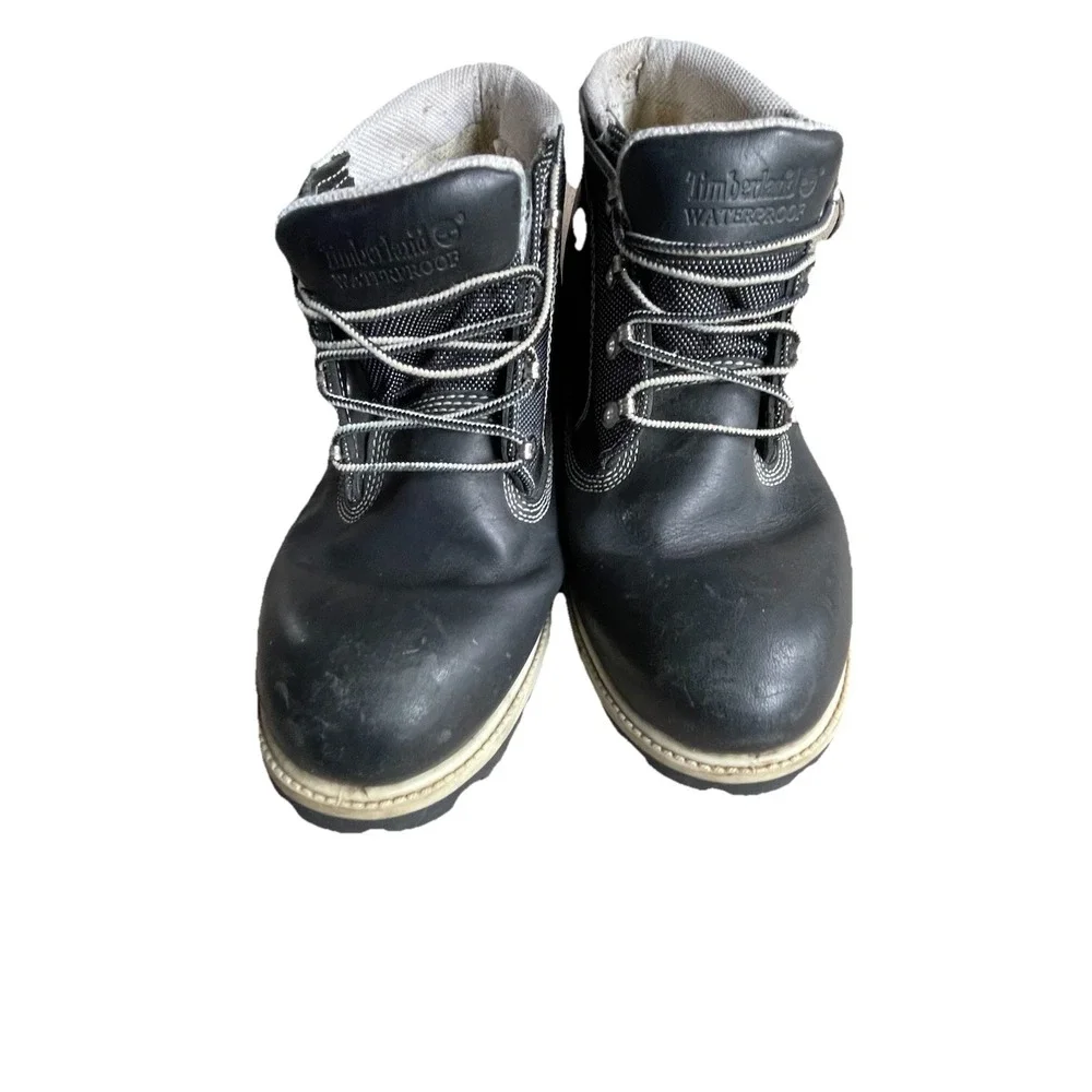 Timberland Campsite Chukka Waterproof Boots Black Gray 13049 Mens 14M